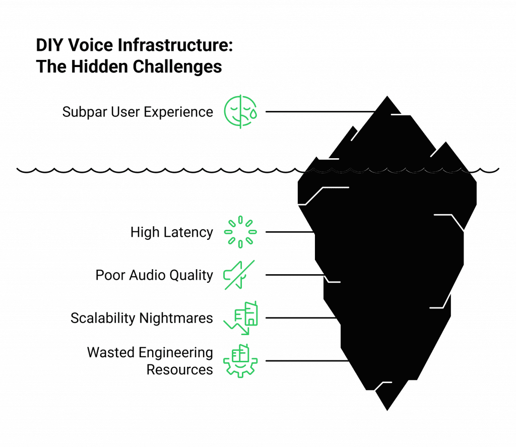 DIY voice infrastructure challenges